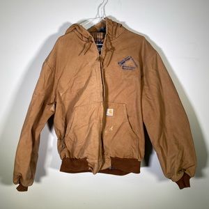 Carhartt distressed denim jacket